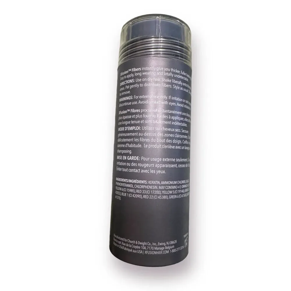Toppik XFUSION Keratin Hair Fibers Black 28 g‎ / 0.98 oz Hair Thickening 1 item